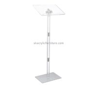 China perspex manufacturer custom acrylic small acrylic podium stand AP-1262