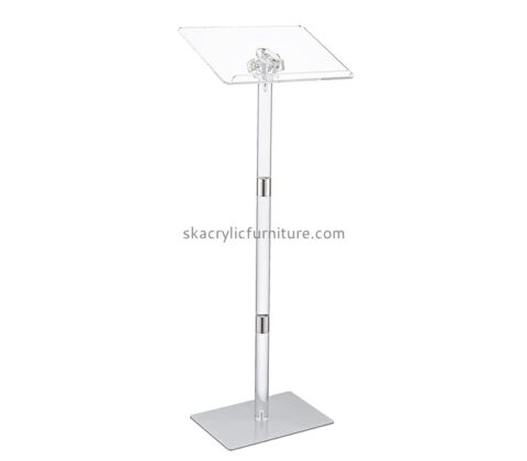 China perspex manufacturer custom acrylic small acrylic podium stand AP-1262