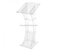 Plexiglass furniture manufacturer custom acrylic podium pulpit lectern AP-1258