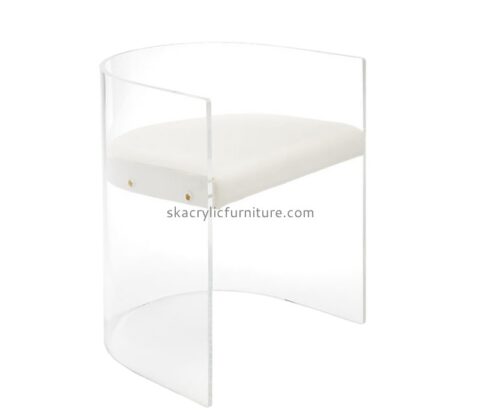 China plexiglass manufacturer custom modern acrylic armchair AC-059