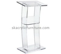 Custom design acrylic podium table presentation podium furniture for church AP-106