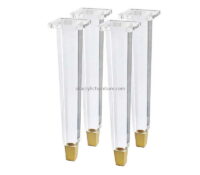 Custom acrylic office chair legs kids table legs plastic legs for furniture AL-014