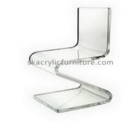 Customized acrylic restaurant chair transparent acrylic chair modern z chair AC-001