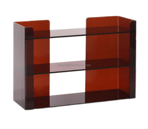 Acrylic supplier custom acrylic organizer shelf table plexiglass side table AT-802