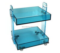 Plexiglass supplier custom acrylic bar trolly perspex bar cart AT-800