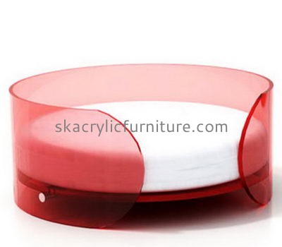 Acrylic furniture factory custom acrylic pet beds cat beds AB-037