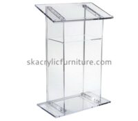 Custom acrylic furniture podium computer lectern church pulpit furniture AP-150