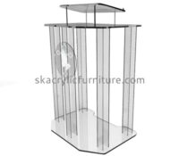 Custom acrylic contemporary church podiums speaking podium antique church furniture AP-109