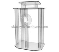 Customized acrylic floor lectern podium lectern plexiglass podiums AP-093