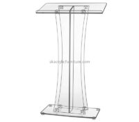 Wholesale acrylic rostrum design church lectern podium for sale AP-014