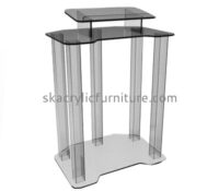 Customized acrylic podium rostrum lectern lucite furniture AP-012