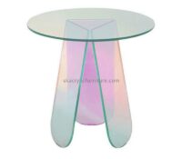 Wholesale acrylic table coffee shop furniture plastic dining table AT-021