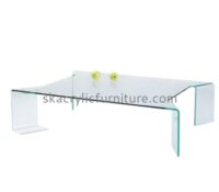 Customized acrylic modern coffee table furniture acrylic coffee table AT-058