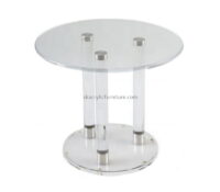 OEM supplier customized acrylic round coffee table AT-070