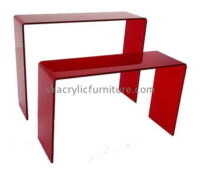 Factory direct sale acrylic office desk side table modern table plastic bedside table AT-084