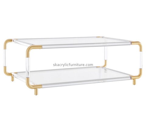 Customize acrylic low coffee table AT-476