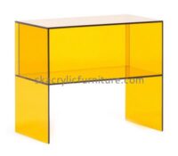 Custom blue acrylic side table AT-779