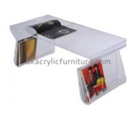 Acrylic manufacturer customize side table coffee table with magazine holders AT-787