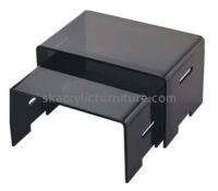 Custom black acrylic bed coffee tables AT-769