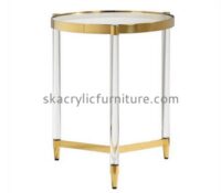 Custom round acrylic side table AT-762