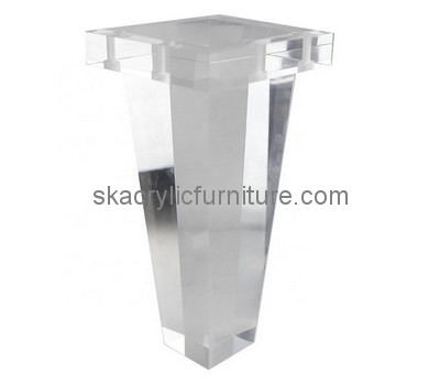 Custom clear acrylic table leg AL-023