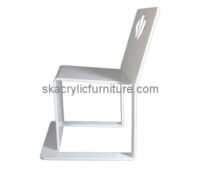 Custom white acrylic chair AC-031