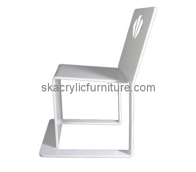 Custom white acrylic chair AC-031