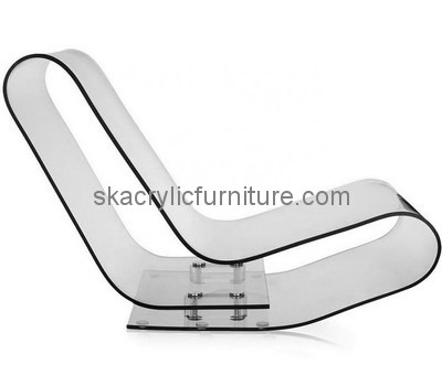 Custom clear acrylic lounge chair AC-029