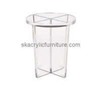 Custom round clear acrylic coffee table AT-743