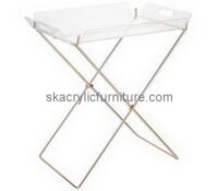 Customize floor standing clear acrylic serving tray AT-714