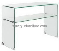 Acrylic side table with storage AT-699