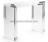 Clear acrylic narrow side table AT-698