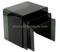 Dark green acrylic side coffee table AT-696