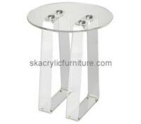 Acrylic small round coffee table AT-663