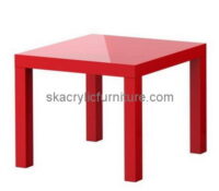 Perspex red coffee table AT-657