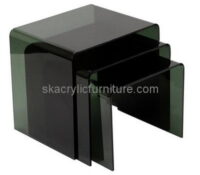 Acrylic coffee table side table set AT-654