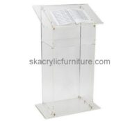 Customized acrylic church lectern clear pulpit lecterns and podiums for sale AP-087