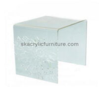 Factory hot sale acrylic hotel furniture coffee table modern onyx coffee table AT-008