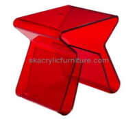 Customize acrylic coffee table with shelf AT-576