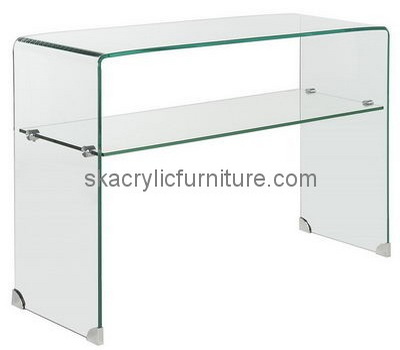 Customize perspex side table with storage AT-565