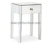 Customize acrylic narrow side table with drawers AT-452