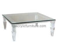 Customize lucite low modern coffee table AT-413