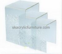 Bespoke acrylic transparent side table AT-246