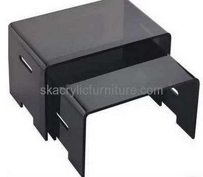 Bespoke black acrylic bed tray AT-233