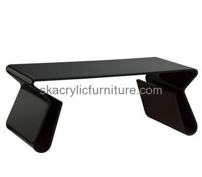 Bespoke acrylic cheap black coffee table AT-227