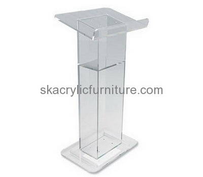 Quality furniture company custom acrylic floor podium AP-1231