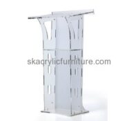 Perspex furniture suppliers custom acrylic lecture podium AP-1203