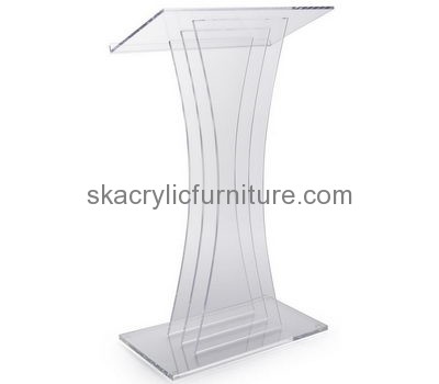 Furniture factory custom acrylic pulpit podium designs AP-1183