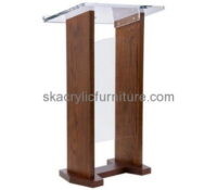 Acrylic display manufacturer custom plexiglass lectern furniture sales AP-1174