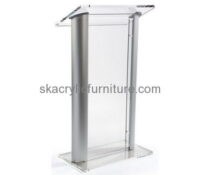 Plastic fabrication company custom acrylic lectern AP-1164